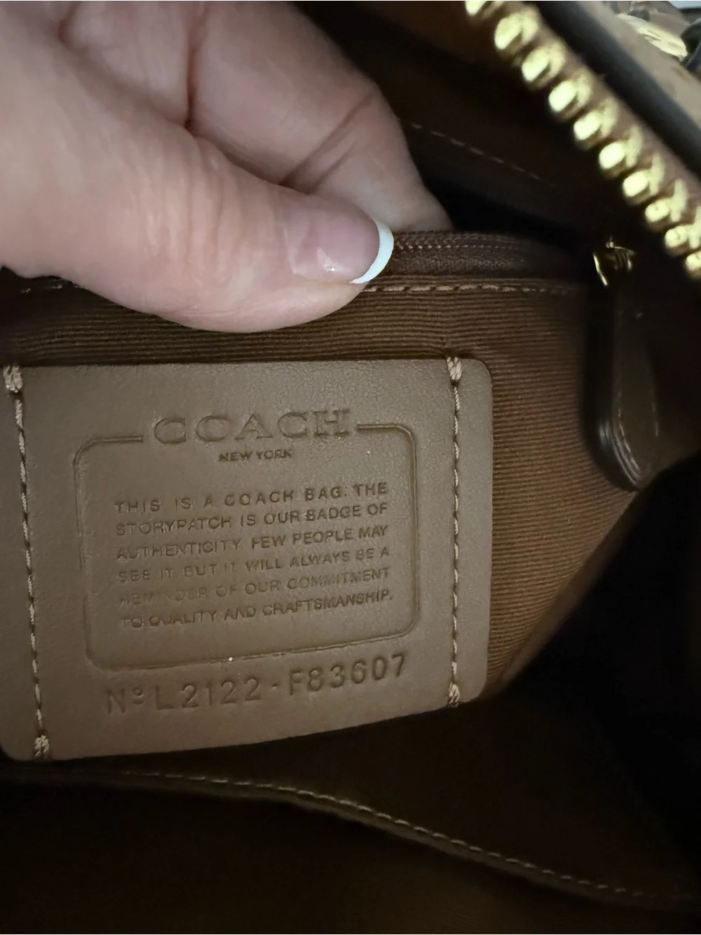 Coach Brown Signature Canvas Satchel and Wallet Set